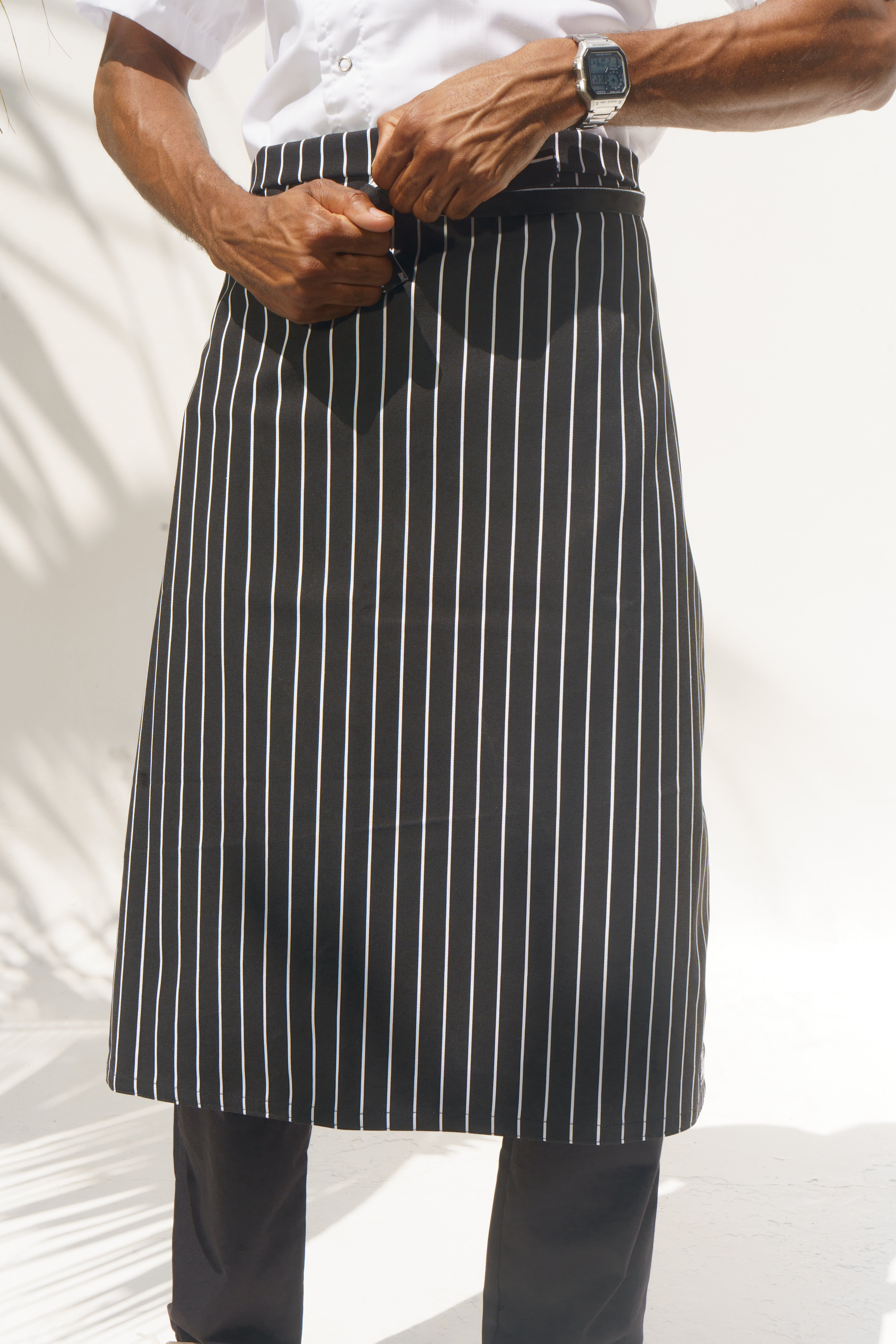 Chalk Stripe Apron