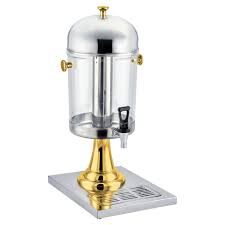 Dispensador de jugo individual de acero inoxidable