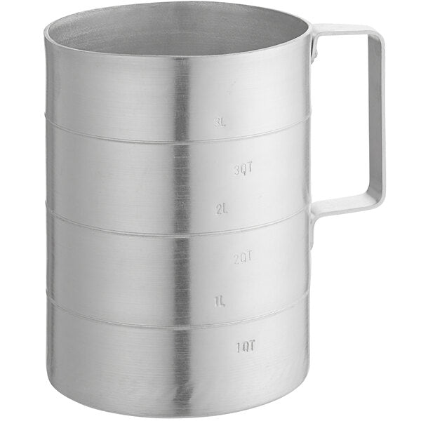 Aluminum Measuring Cup 4 Qtr.