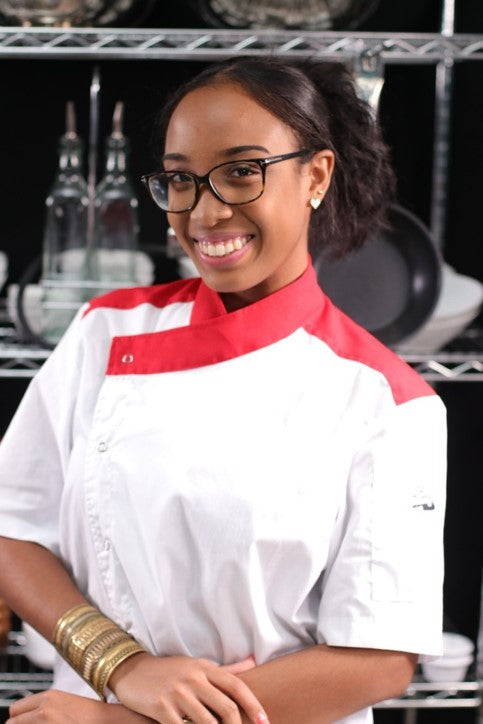 Chaqueta de chef de acero azul (unisex)