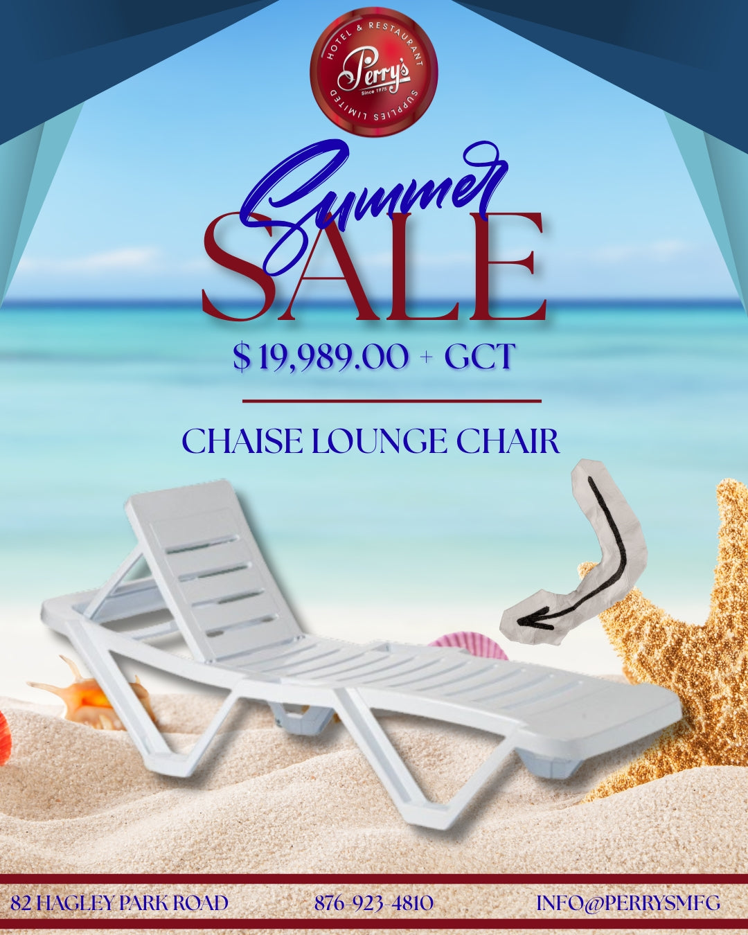 White Chaise Lounge Chair