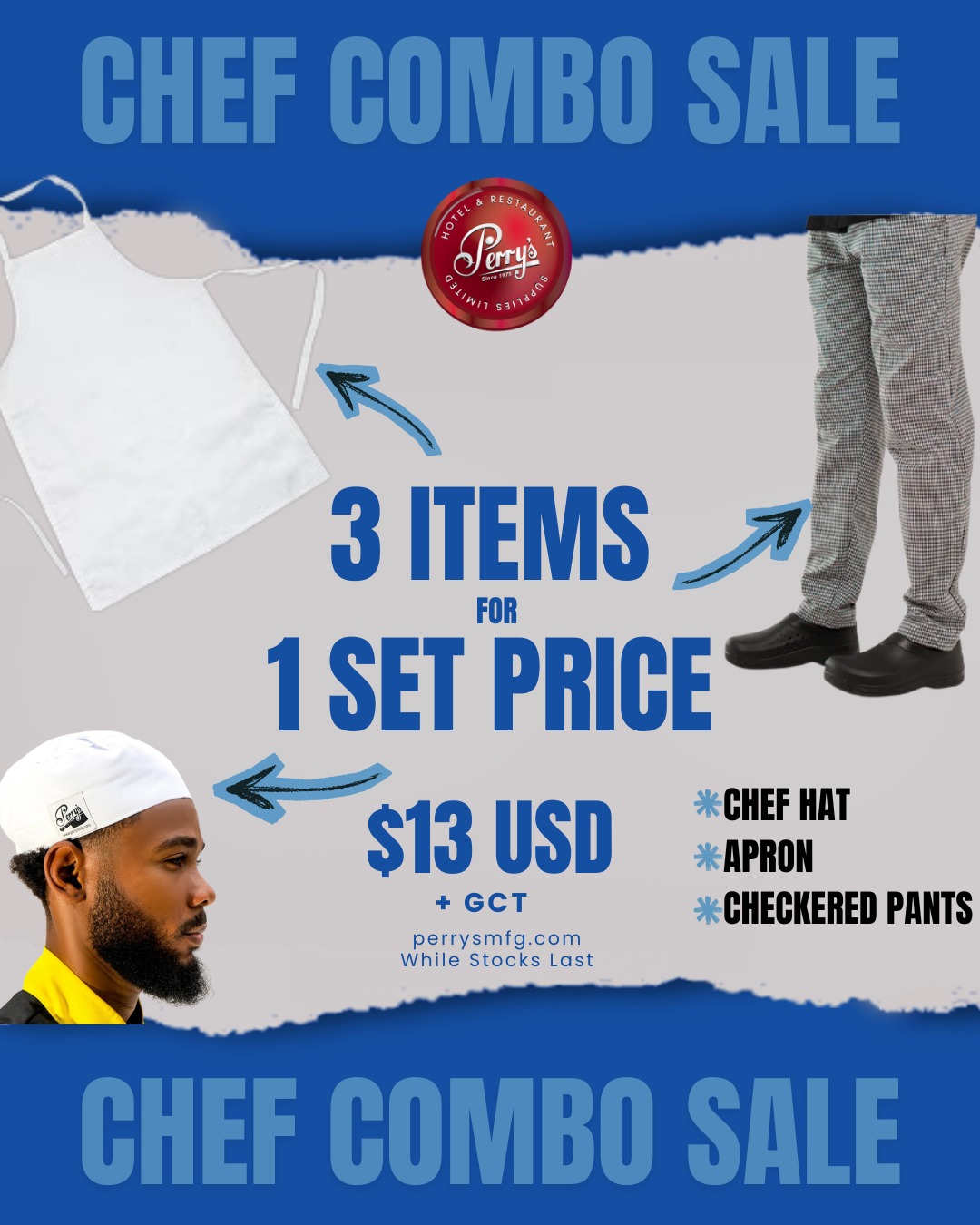 Chef Combo Sale (Checkered)