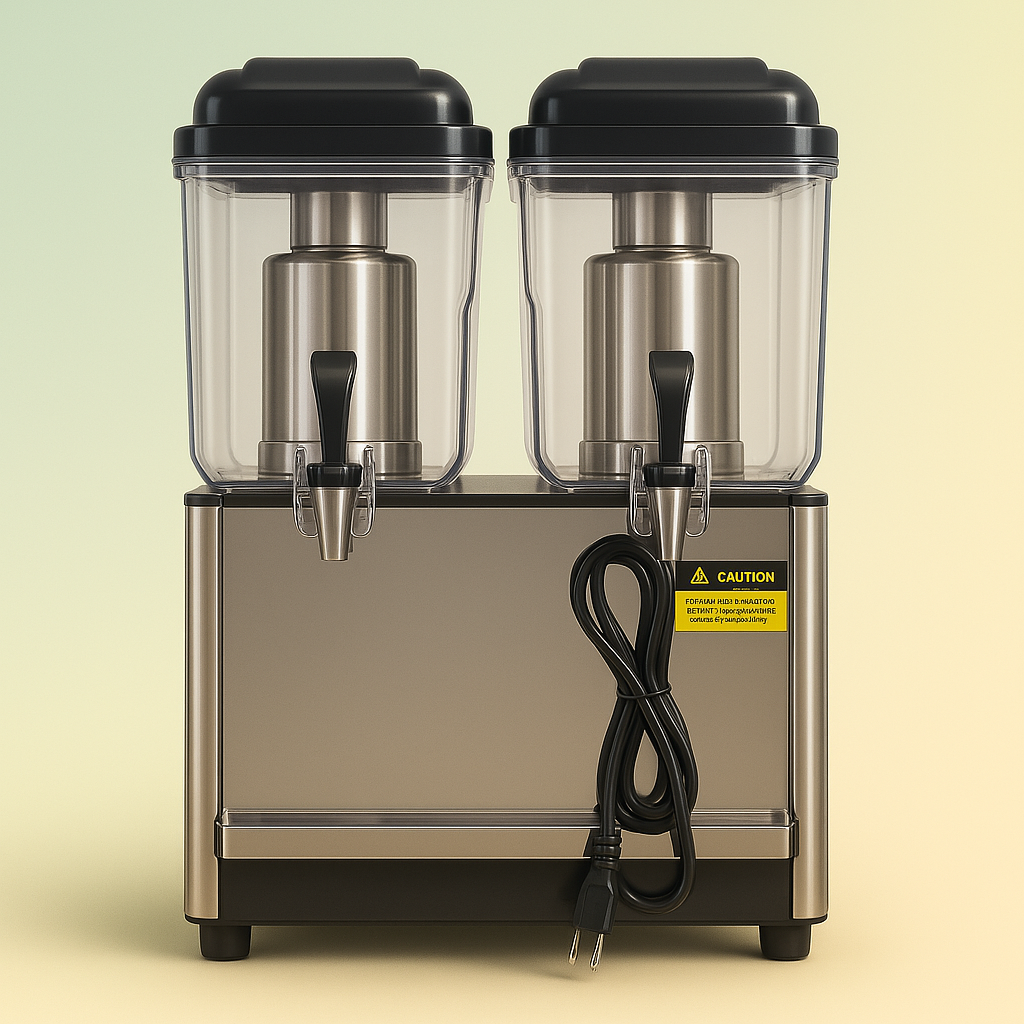 Commercial Beverage Dispenser, 2-comp.  220v/50hz