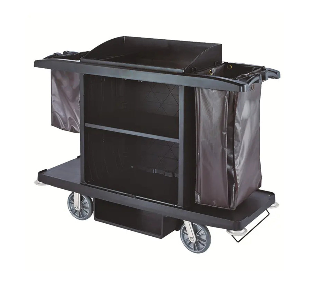 Housekeeping Cart W/Vinyl Bags