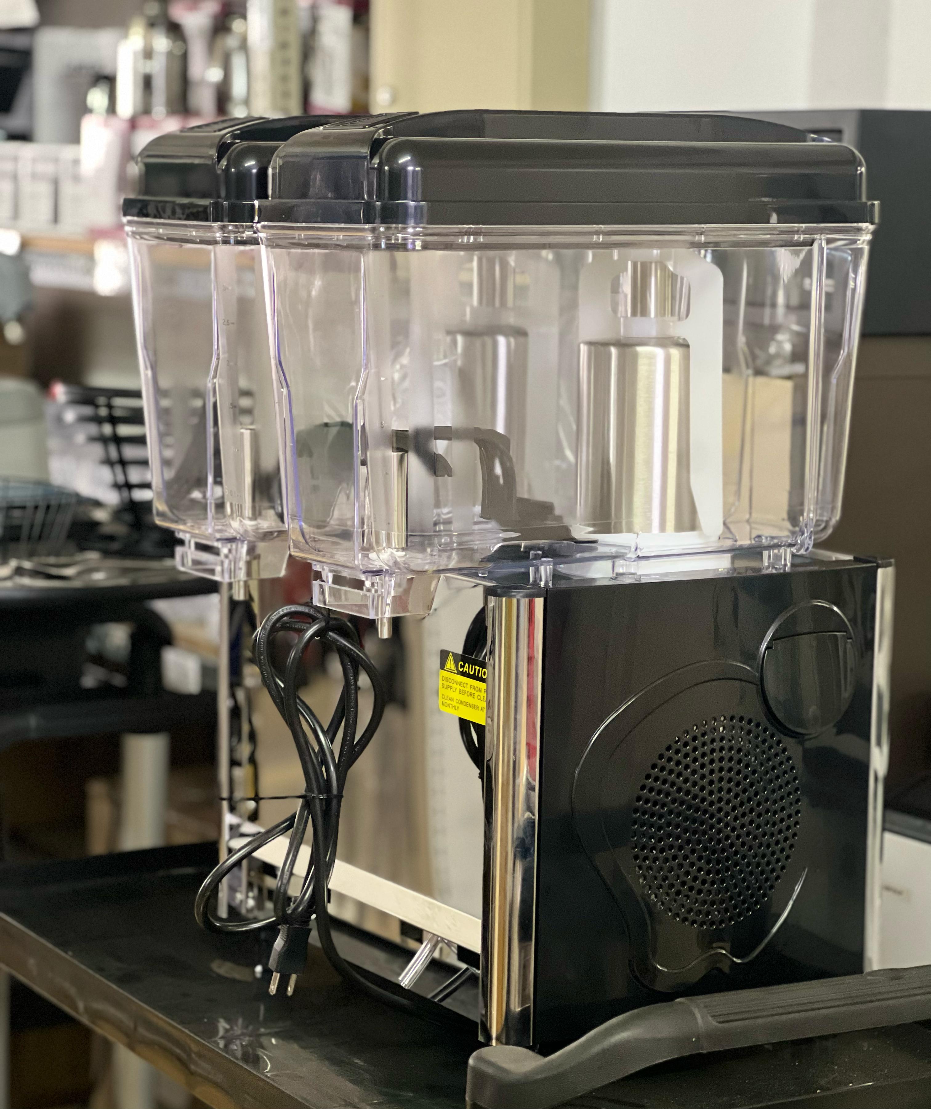 Commercial Beverage Dispenser, 2-comp.  220v/50hz