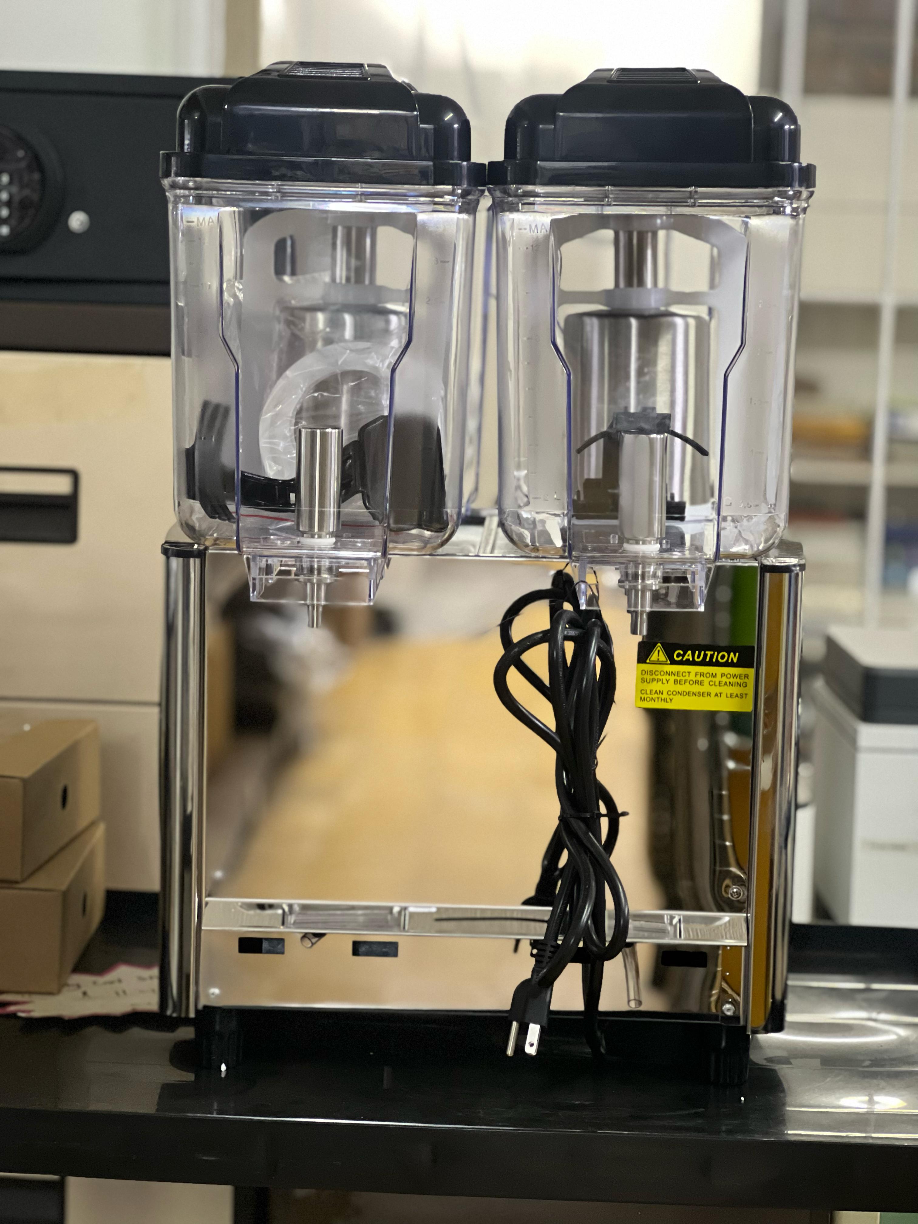 Commercial Beverage Dispenser, 2-comp.  220v/50hz