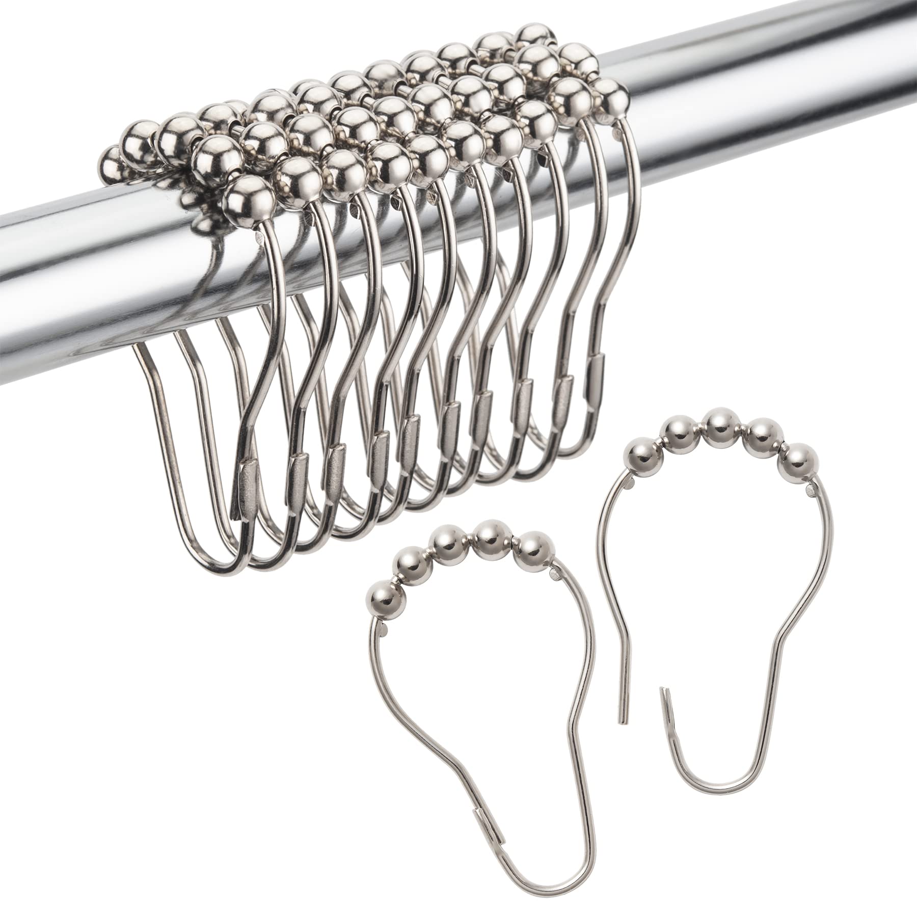 Metal Shower Hooks 12PK