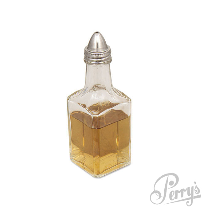 Glass Cruet 6oz, Square