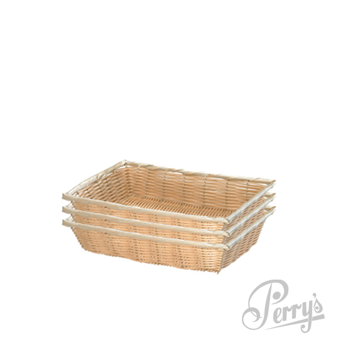 Rectangular Baskets Woven 18" x 12 1/4" x 3"